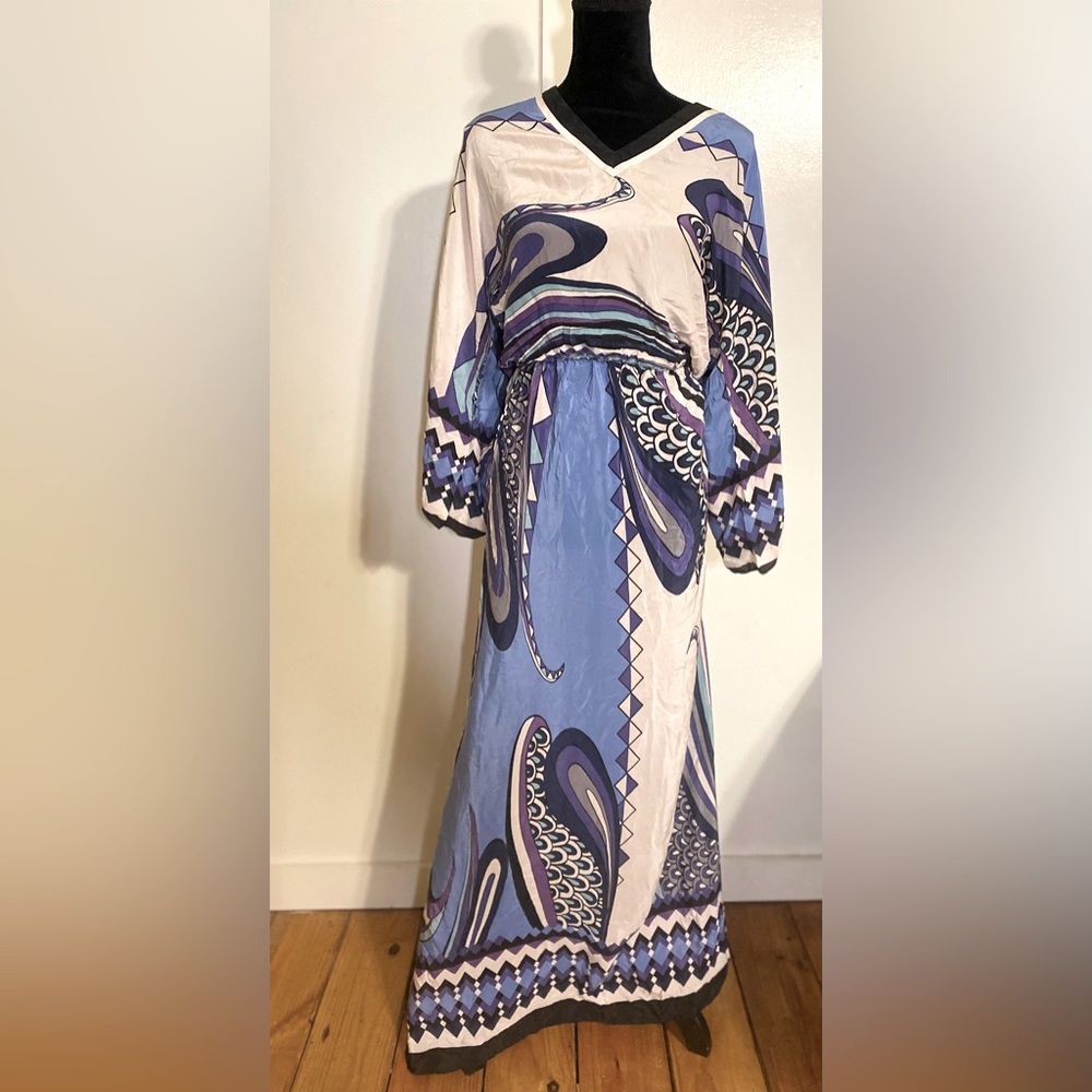 ALEXIS Silk Paisley Dress Size:XS